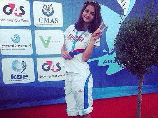 Cпортсменка из Таганрога завоевала "бронзу" на Чемпионате мира по подводному плаванию